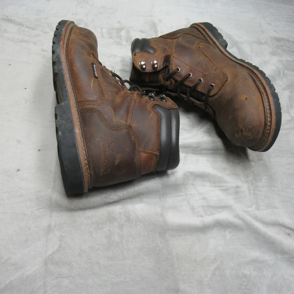 Thorogood Mens Boots 11W Brown Leather‎ 6